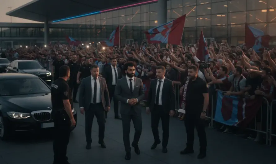 Trabzonspor’un Yeni Yıldızı Salah Şehre Ayak Bastı